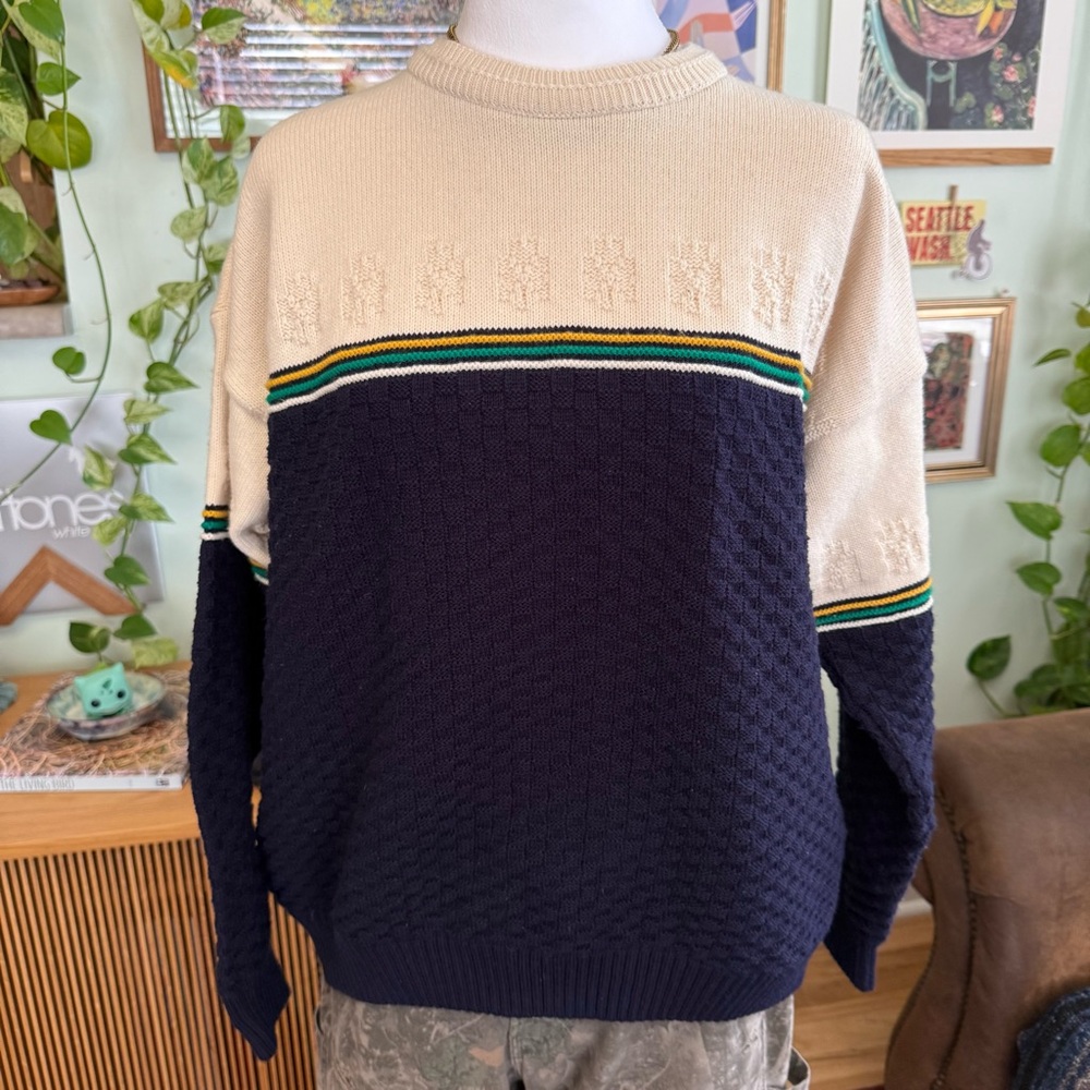 made in ireland heavy knit sweater